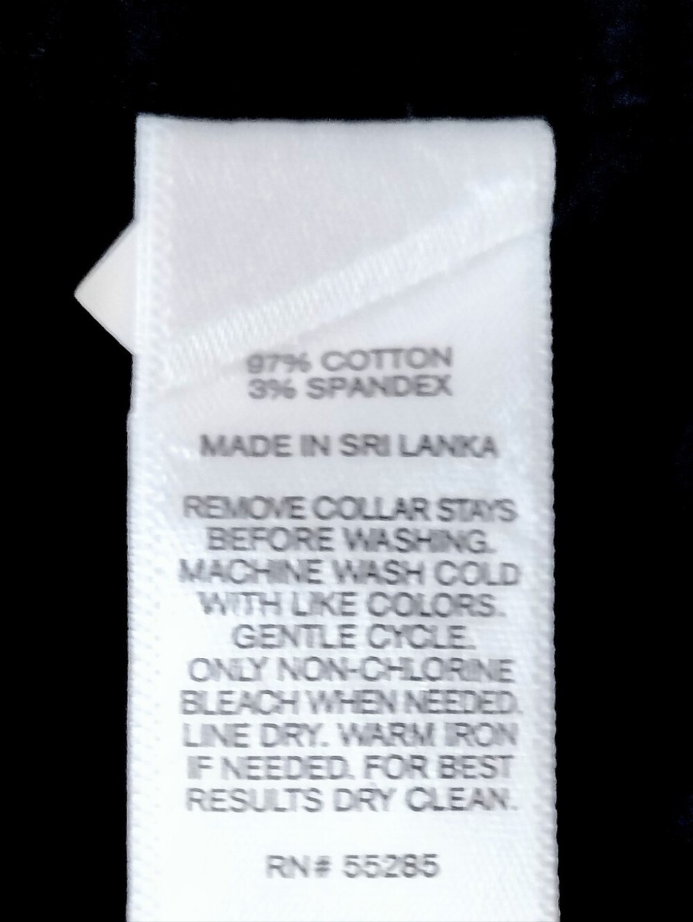 Express Sz S Fitted Black Men's Button-Up Shirt - Classic Dress Shirt - Picture 5 of 9